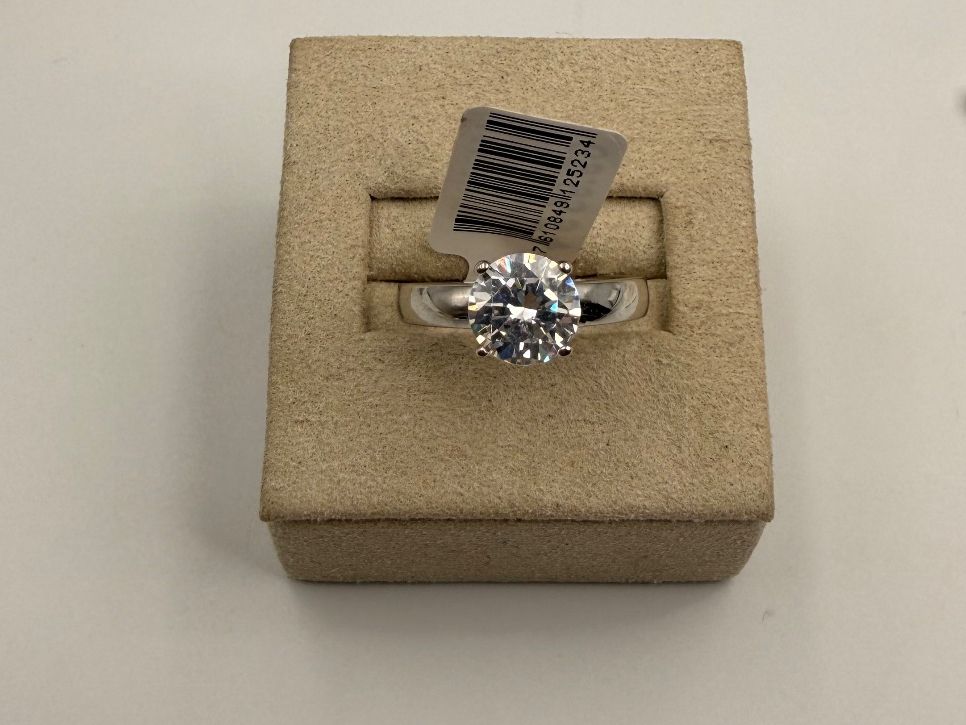 Anelli: Solitaire Ring Silber 925 Zirkonia Gr. 54 – Nuovo e nell'imballaggio originale da Zug venduto da gold.schmuck 2