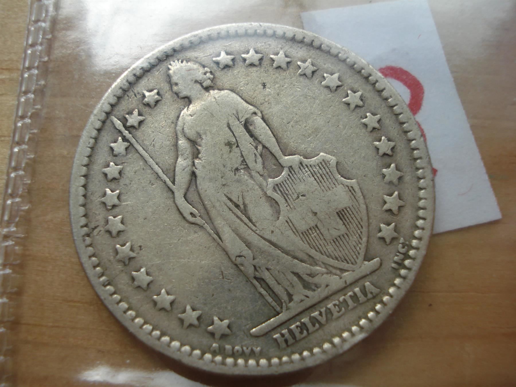 Tutti le monete: (100)  2 Franken  1901 – Usato da Erlach venduto da Net-Coins 2