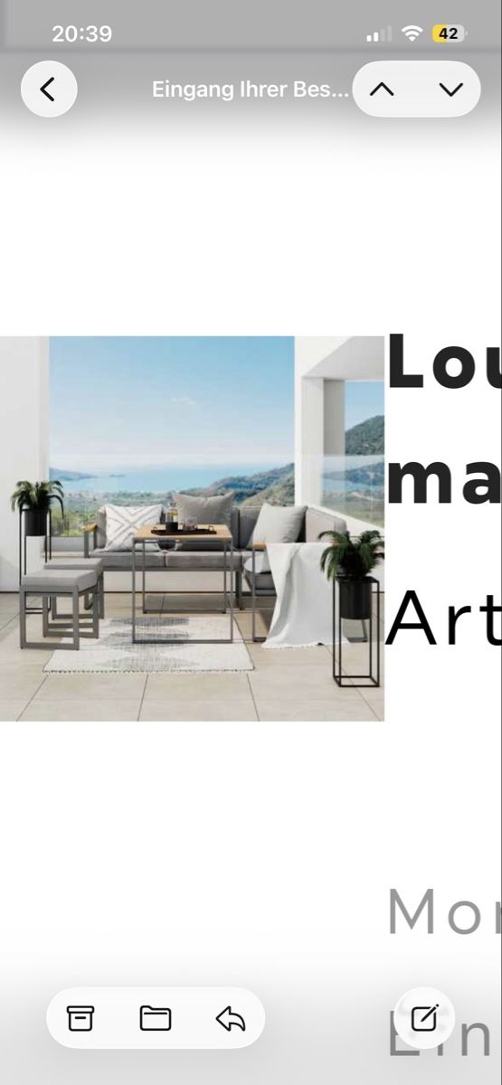 Tischset: Loungemöbel Set Mila Akazie – Gebraucht aus Jona von Offset 4