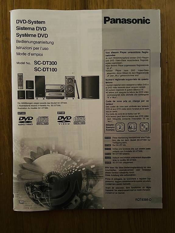 Audio- & Mediensysteme: DVD-System Panasonic – Gebraucht aus Steffisburg von brasilien81 2