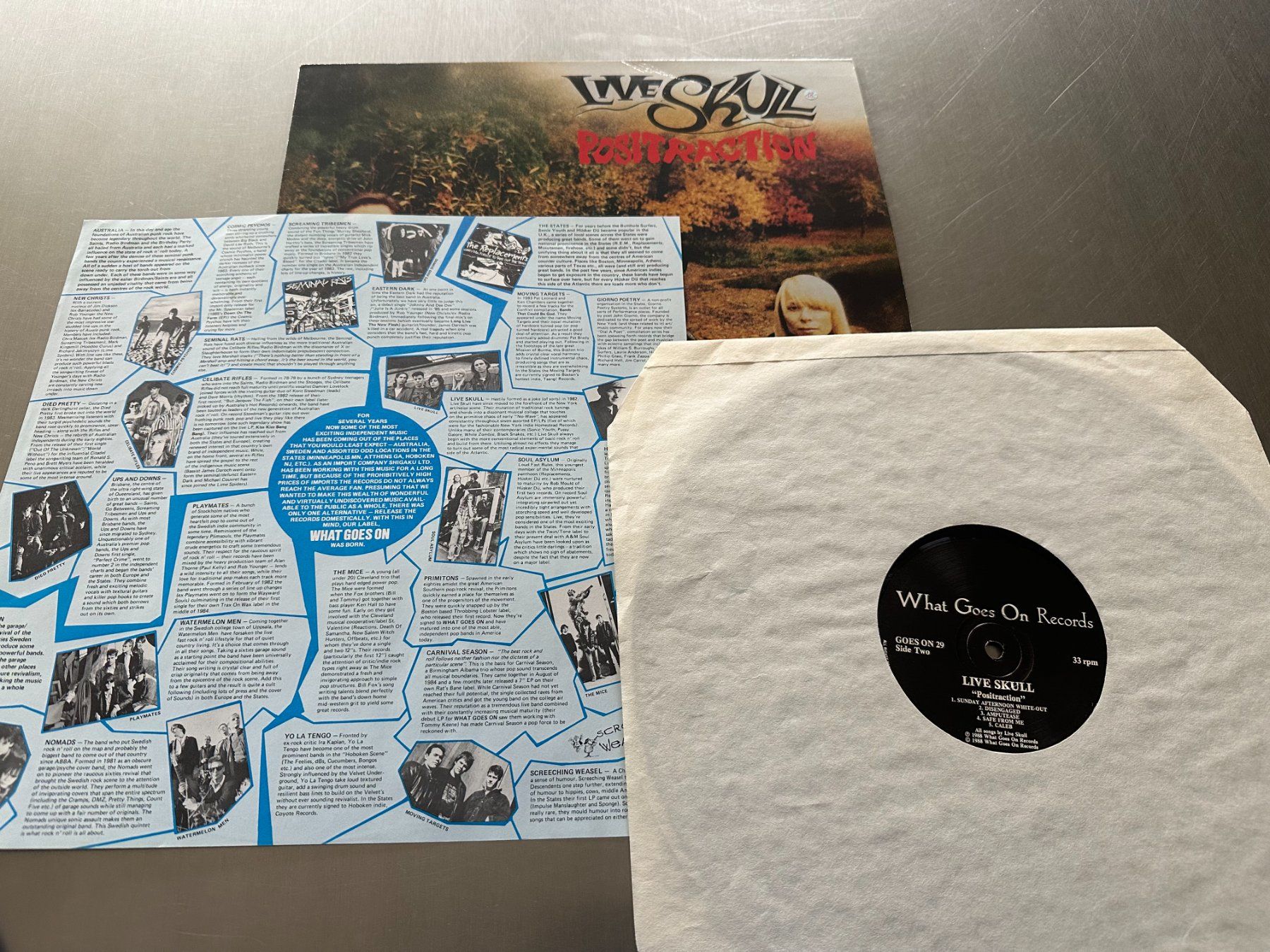 Dischi in vinile: LIVE SKULL LP POSITRACTION - SONIC YOUTH – Usato da Sion venduto da jaipur1401 2