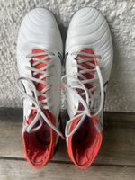 NIKE Fussballschuhe Nike Tiempo Flyknit weiss orange gebrauc