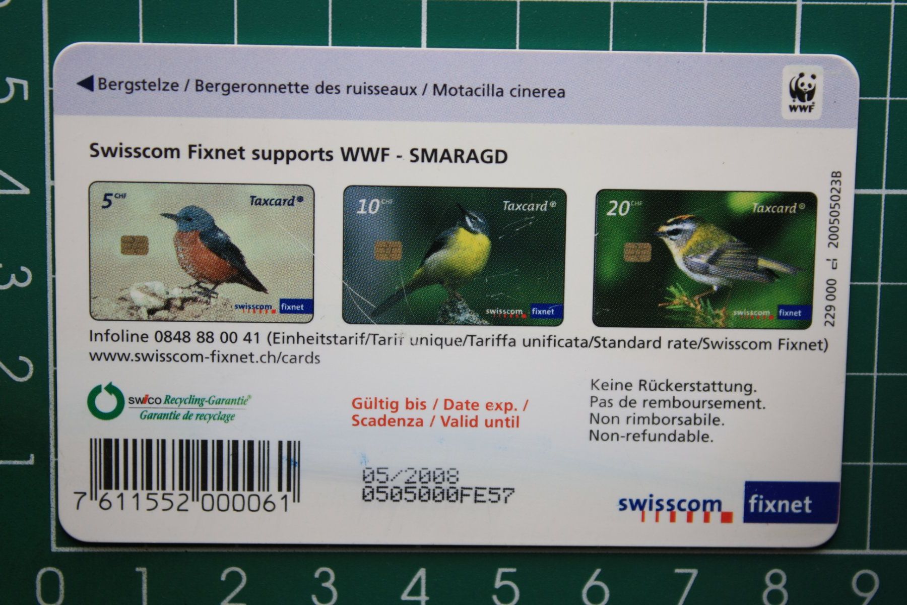 Swisscom Schede telefoniche: swisscom fixnet taxcard /geschenkkarte – Usato da Laupen BE venduto da Gufi57 1