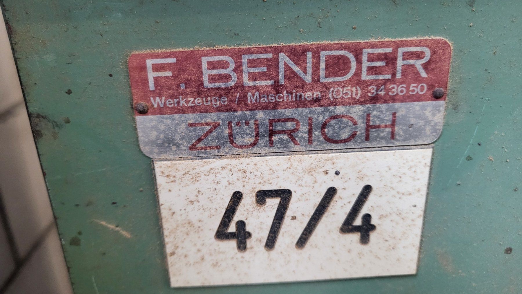 Apparecchi a nastro: F. Bender Bandschleifmaschine – Usato da Lausen venduto da AllkindsofCollectors 2