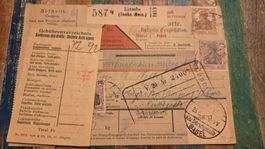 1920 Paketkarte Lauscha Sachs.-Mein.