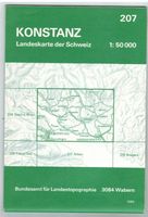 Landkarte Konstanz 1984