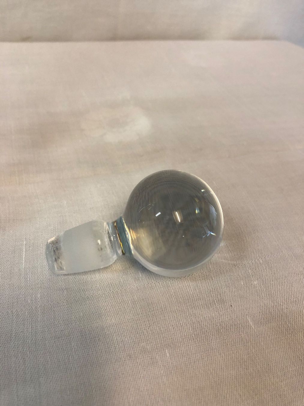 Holmegaard Karaffen: Holmegaard - Glas-Karaffe, klar, Mundgeblasen – Gebraucht aus Brunnen von Allerwaren 4