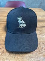 Cap Mütze Baseballcap mit Eule neu mit Klettverschl. schwarz
