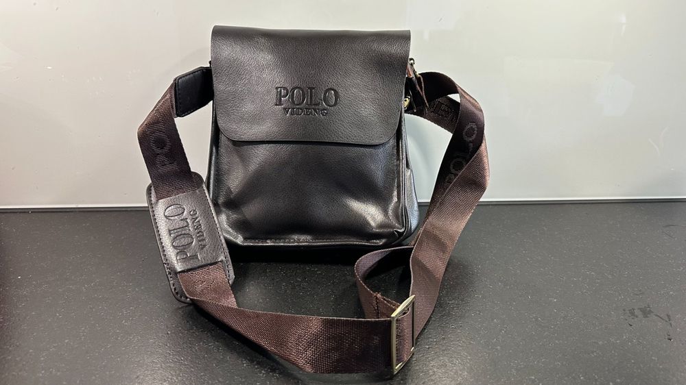 Videng polo hotsell sacoche en cuir