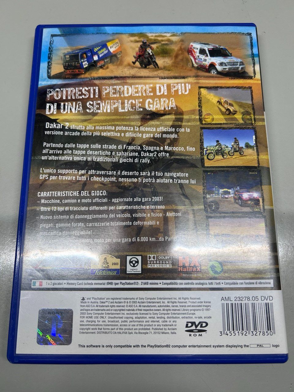 Sony Giochi: Dakar 2: The World's Ultimate Rally (PS2) – Usato da Giubiasco venduto da LorisVale 1