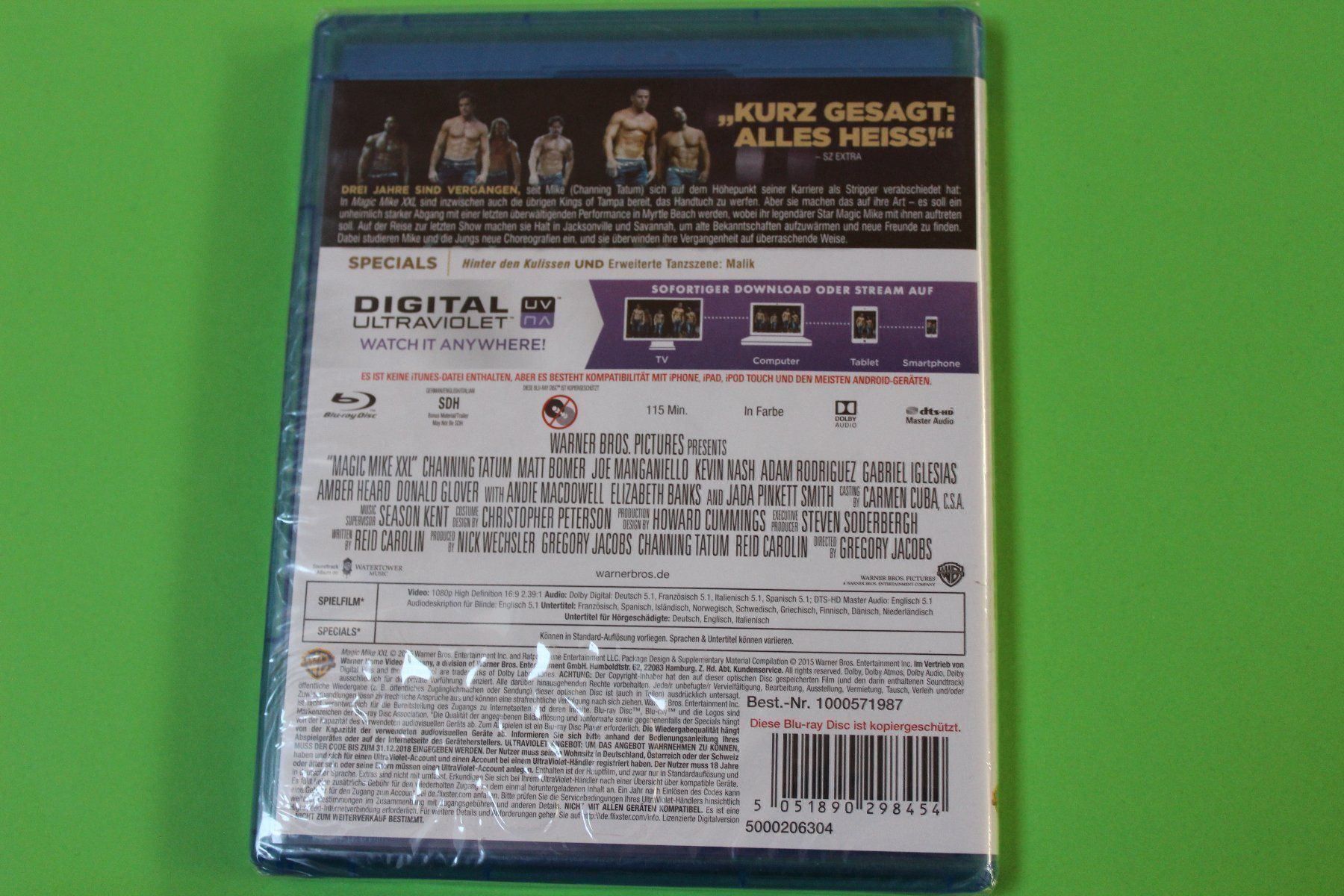 Tutti i DVDs: MAGIC-MIKE XXL (BLU-RAY) originalverpackt – Nuovo e nell'imballaggio originale da Tübach venduto da JamesStone 3