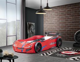 Autobett Superdrift Kinderbett Rot Sportwagen NEU SOFORT