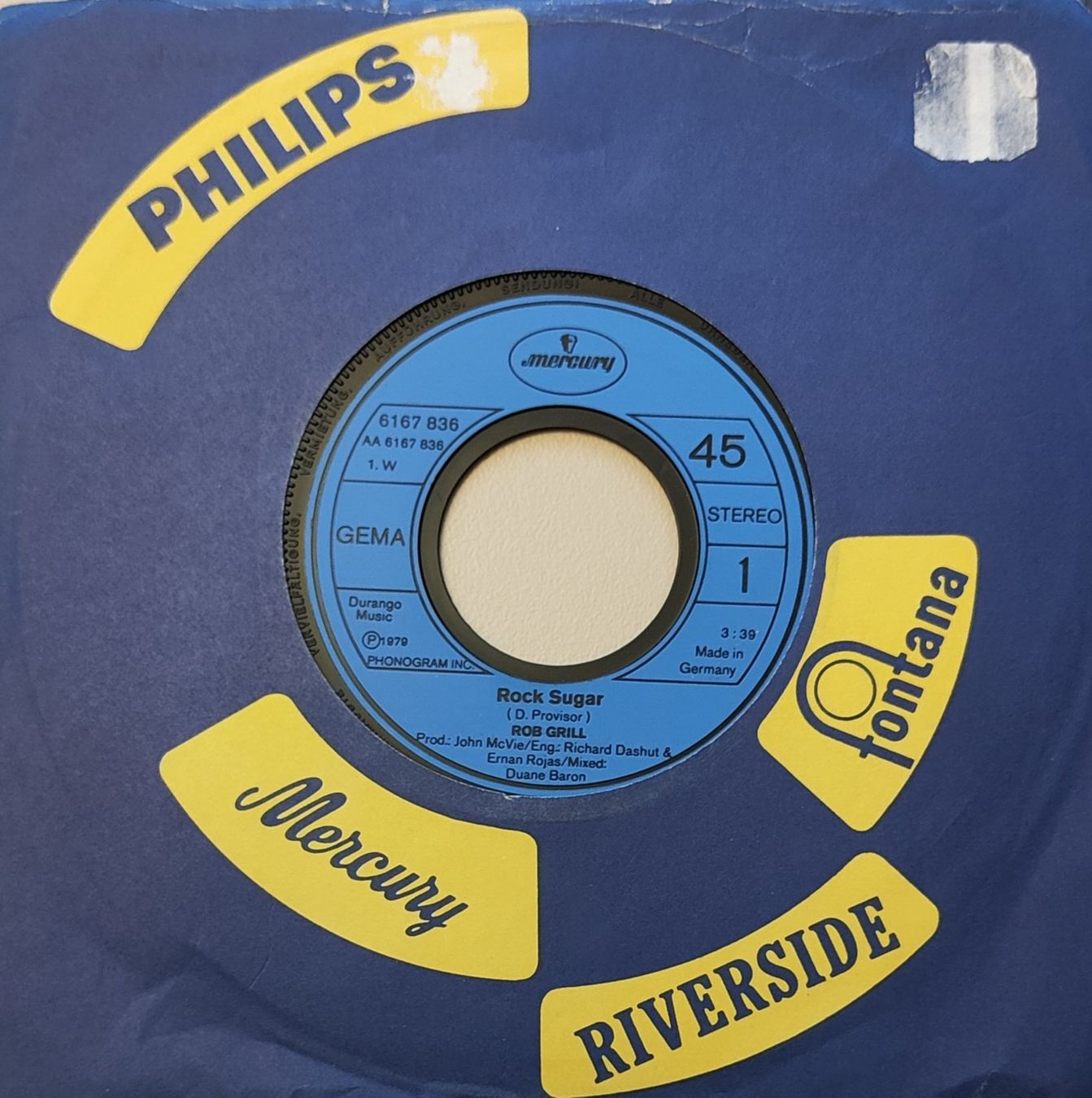 Dischi in vinile: Vinyl-Single Rob Grill - Rock Sugar – Usato da Langenthal venduto da Modo39