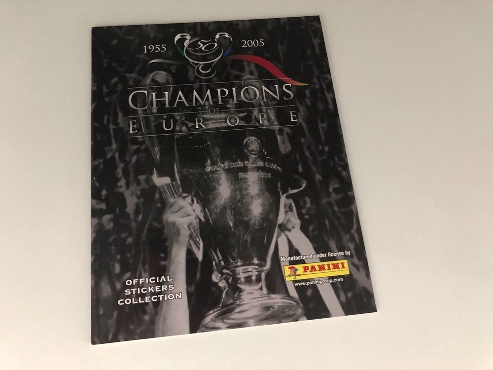 Panini CHAMPIONS Of EUROPE 1955-2005. Version Venezuela | Kaufen Auf ...