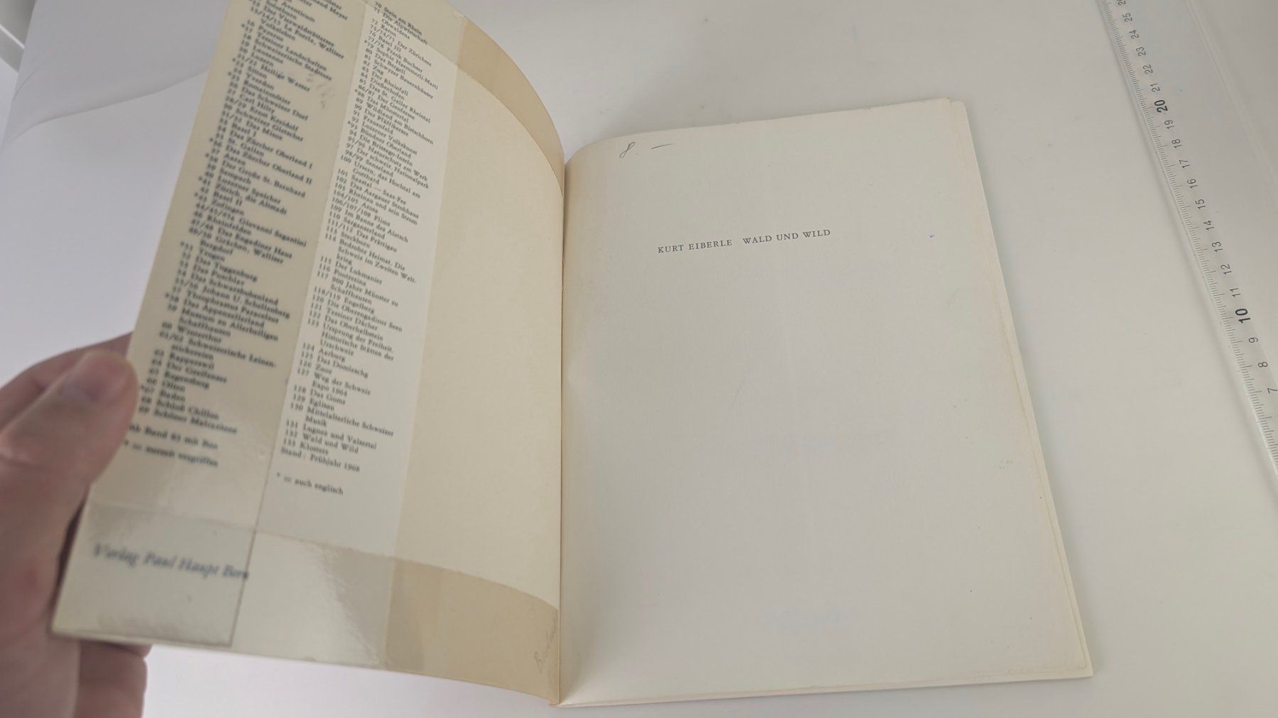 Bücher: Schweizer Heimatbücher: Wald und Wild 1968 – Gebraucht aus Zürich von axolottchen 2