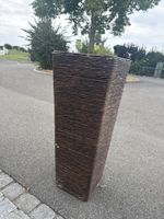 Pflanzgefäss braun Holznatur 85cm Optik rechteckig 