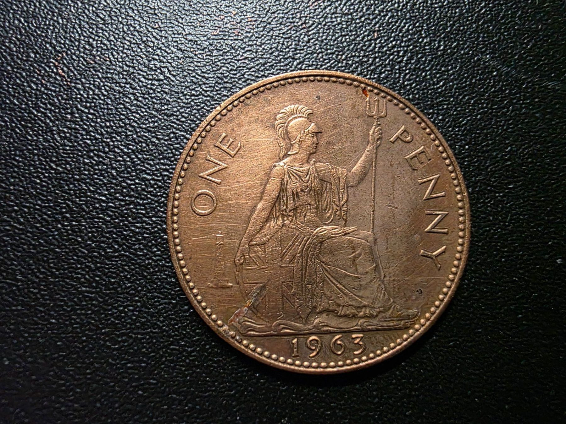 Tutti le monete: One Penny 1963 GB – Usato da Walterswil BE venduto da Lonitti 1