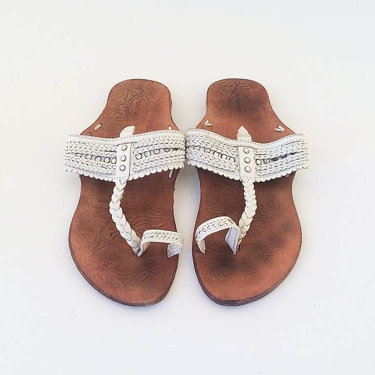 Damenschuhe: Ethno Echtleder Sandale Arabisch Marokko – Gebraucht aus Zürich von its-love