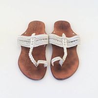 Ethno Echtleder Sandale Arabisch Marokko