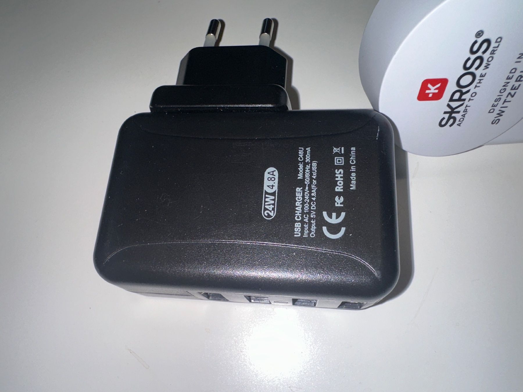 SKROSS Unità & Adattatore: 2x Ladestecker USB Skross & Letouch 24W 4.8A – Usato da Aarau venduto da KorgPA 2