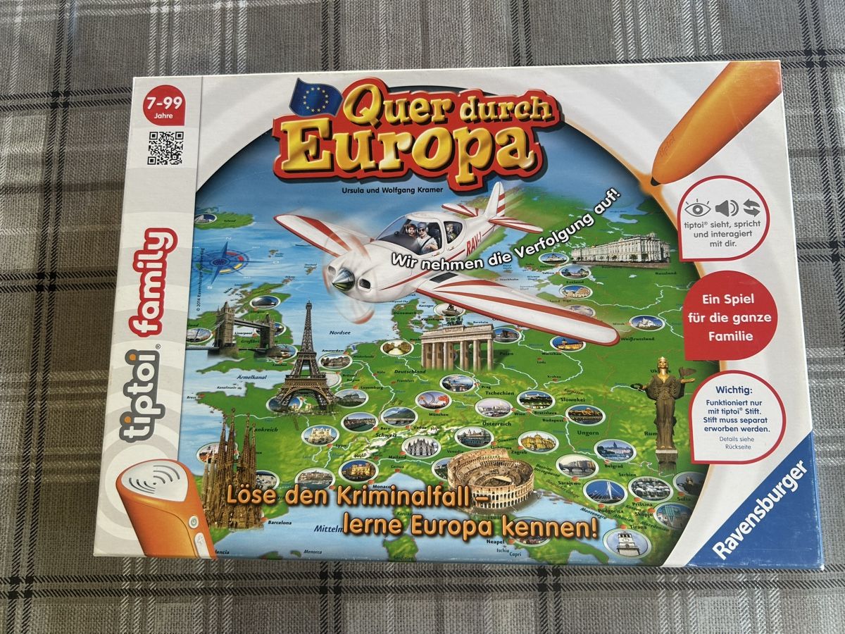 Tiptoi Giochi: Tiptoi Quer durch Europa mit Stift – Usato da Allschwil venduto da meeresperle