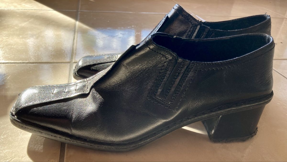 Damenschuhe: Bata Echtleder Stiefeletten, schwarz, Made in Italy – Gebraucht aus Vinelz von Viewfinder84 4