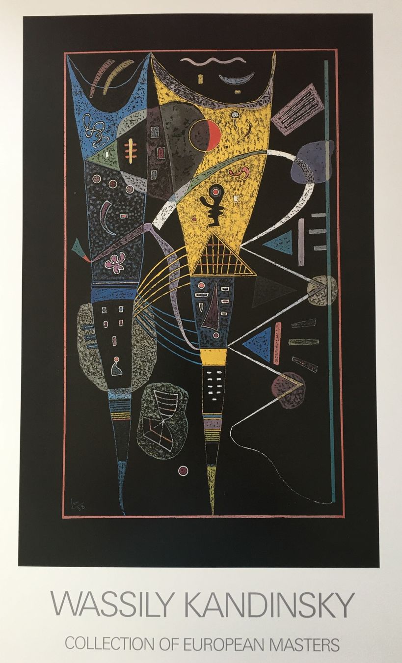 Grafica & Litografie: Wassily Kandinsky     "La Tension Double"     Kunstdruck – Usato da Nennigkofen venduto da waltraub 2