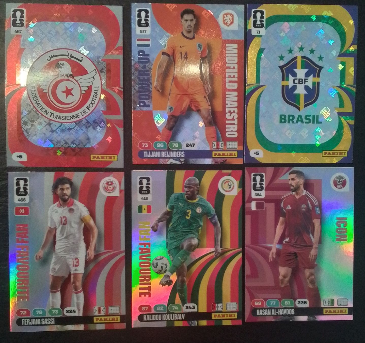 Panini Carte collezionabili: Panini WC 467,577,71,466,418,384 – Usato da Wila venduto da Flashing_D