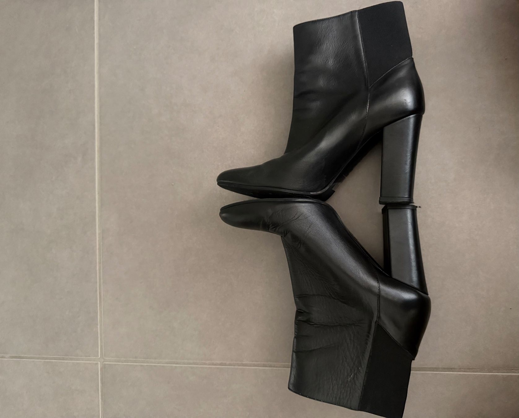 Damenschuhe: Stivaletti neri in cuoio Alberto Guardiani – Gebraucht aus Gentilino von shoes_jvs6 1