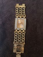 Damen Uhr Guess Goldfarben mit Steinen neu