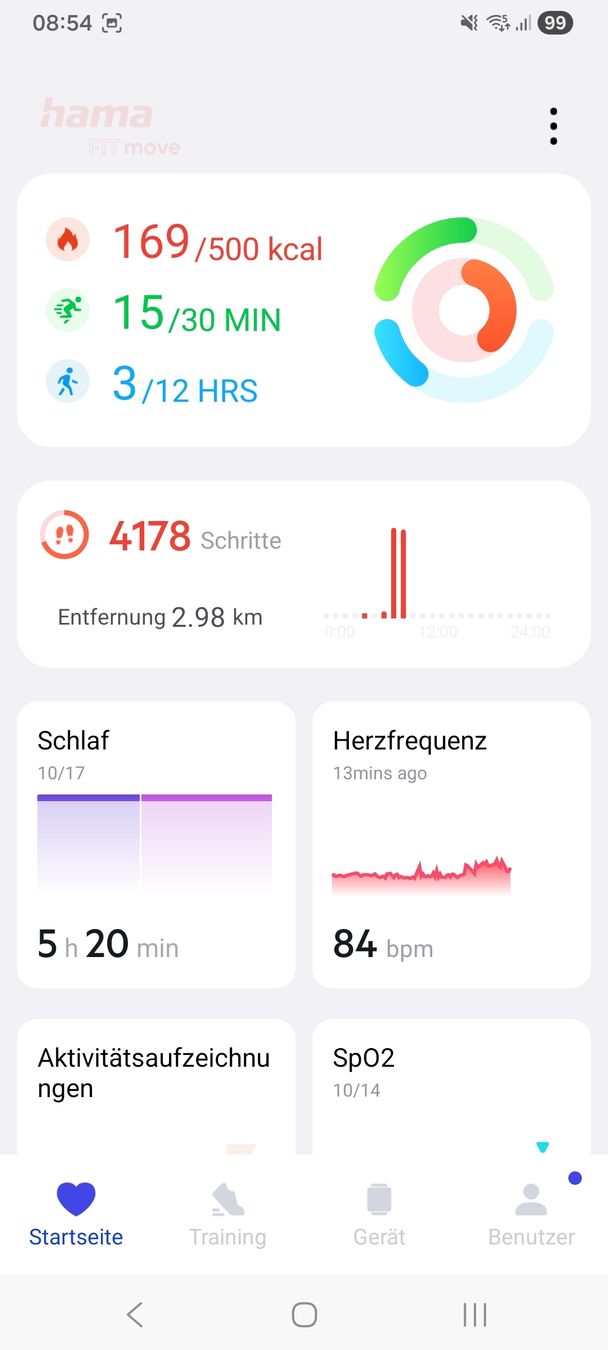 Hama Smartwatch: Fitnesstracker Hama mit integriertem USB – Usato da Bettlach venduto da hexe76 5