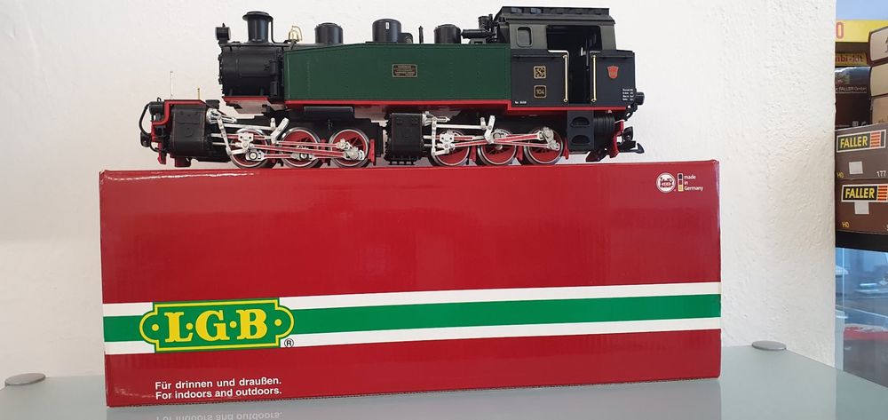 LGB L24141G Locomotora De Ferrocarril De Campo – Modelo De 21 Cm Con Motor De Bolas, Detalles Finos, Para Vía G, Calidad LGB Desde 1881
