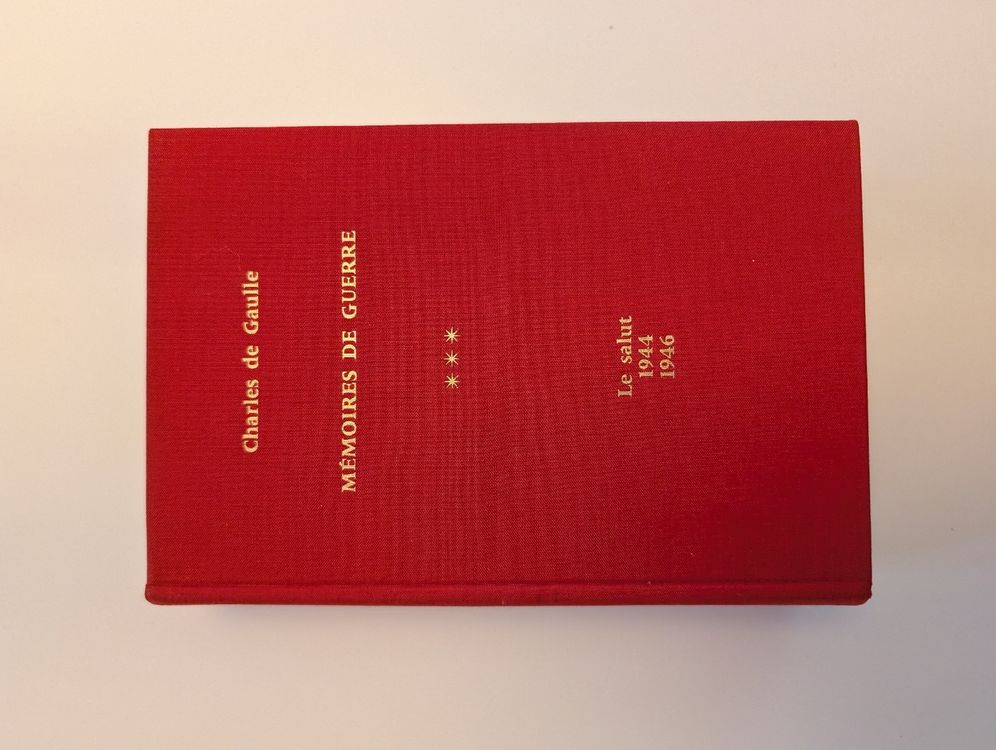 Livre Ancien : Charles De Gaulle - Mémoires De Guerre - Le Salut (1944-1946) - Etat Correct