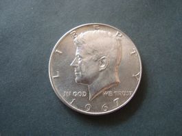 Amerika  Half Dollar 1967  silber