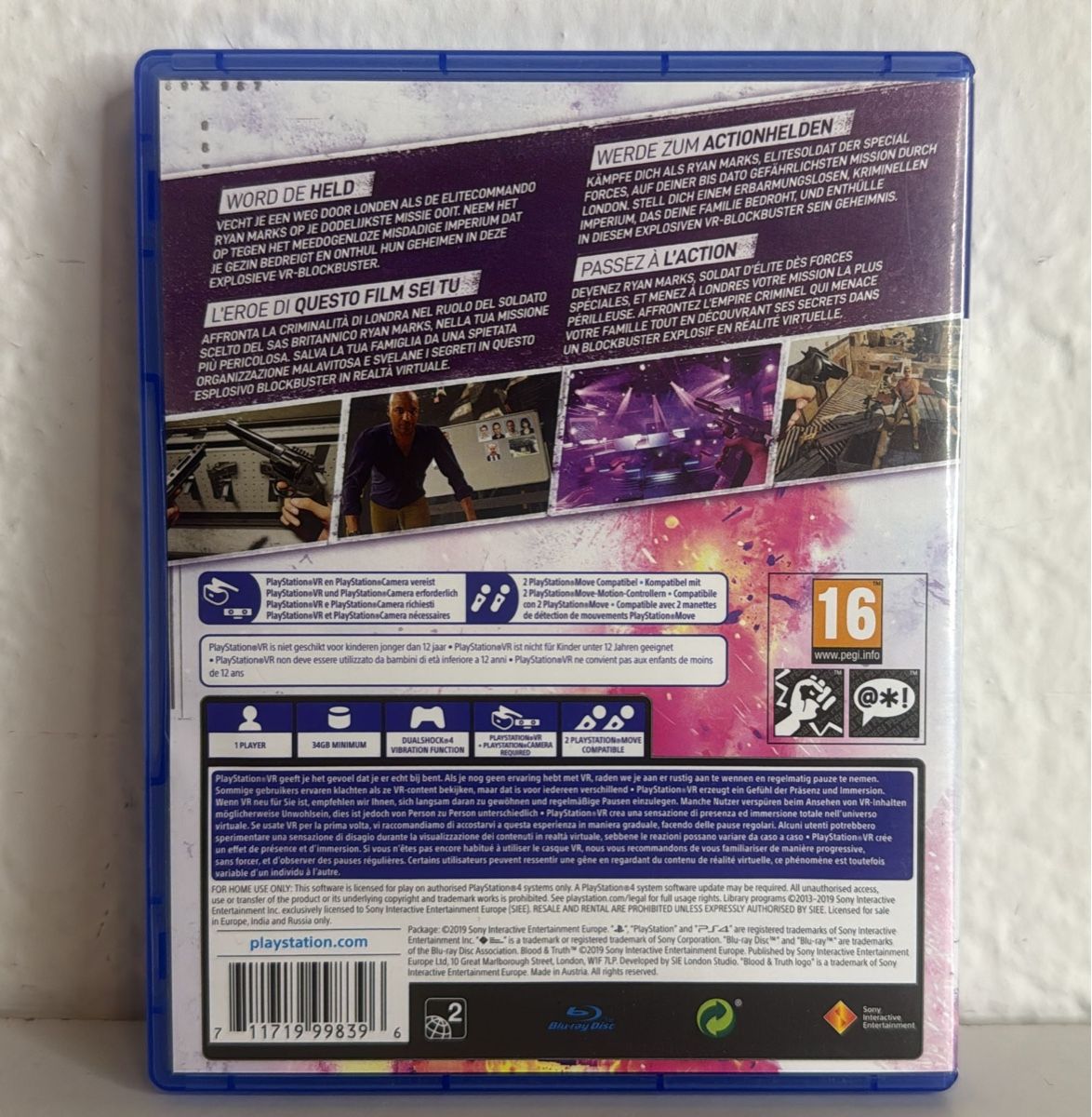 Sony Giochi: Blood & Truth PS4/PS5 VR game - Good Condition – Usato da Ehrendingen venduto da bubulence 1