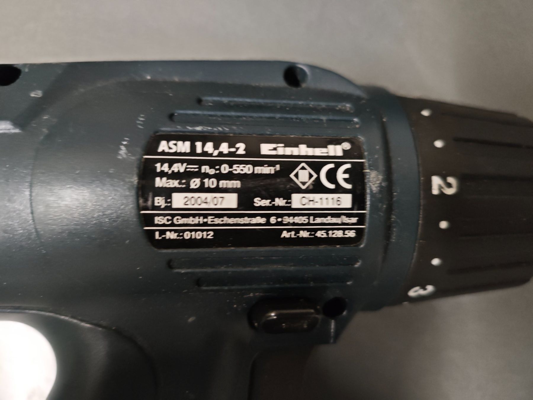 Einhell Trapani: Einhell ASM 14.4-2 Akku-Bohrschrauber – Difettoso da Dübendorf venduto da tho_v2cs 2
