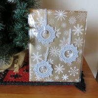 Weihnachtssterne silber/ 3 Stück / 1 Perlen