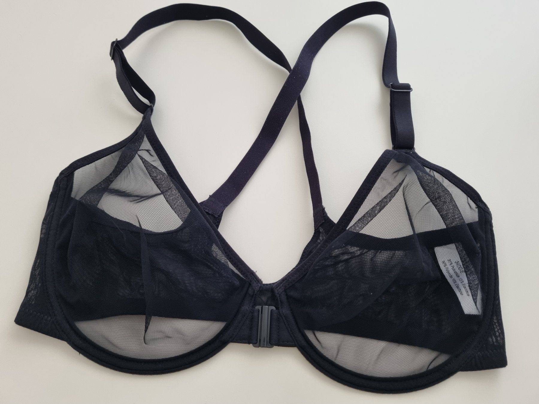 Autres dessous: BH Transparent schwarz E 75 mit Vorderverschluss – Neuf avec emballage d'origine à Zofingen par Felpa