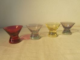 Vintage Likör/Schnaps - Gläser / 70er Jahre