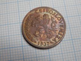 Tschechoslowakei 10 Heller, 1937