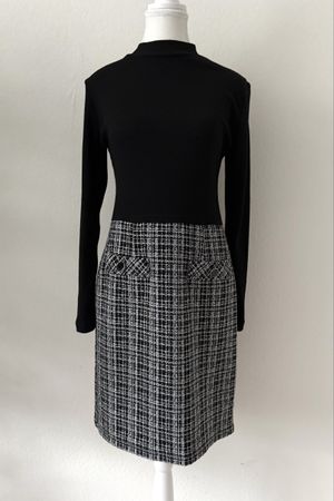 Bodyflirt Kleid Schwarz/Weiss Gr. S, Neuwertig!