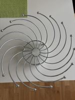 2 Schöne Design Obstschalen,Metall, neuwertig, schwarz