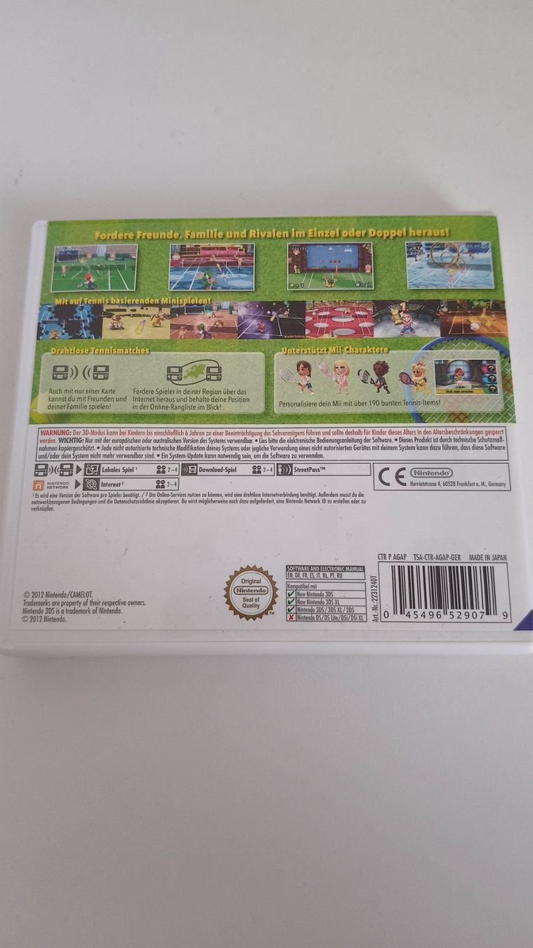 Nintendo Spiele: Mario Tennis Open 3DS – Gebraucht aus Nyon von aar_g6pl 1
