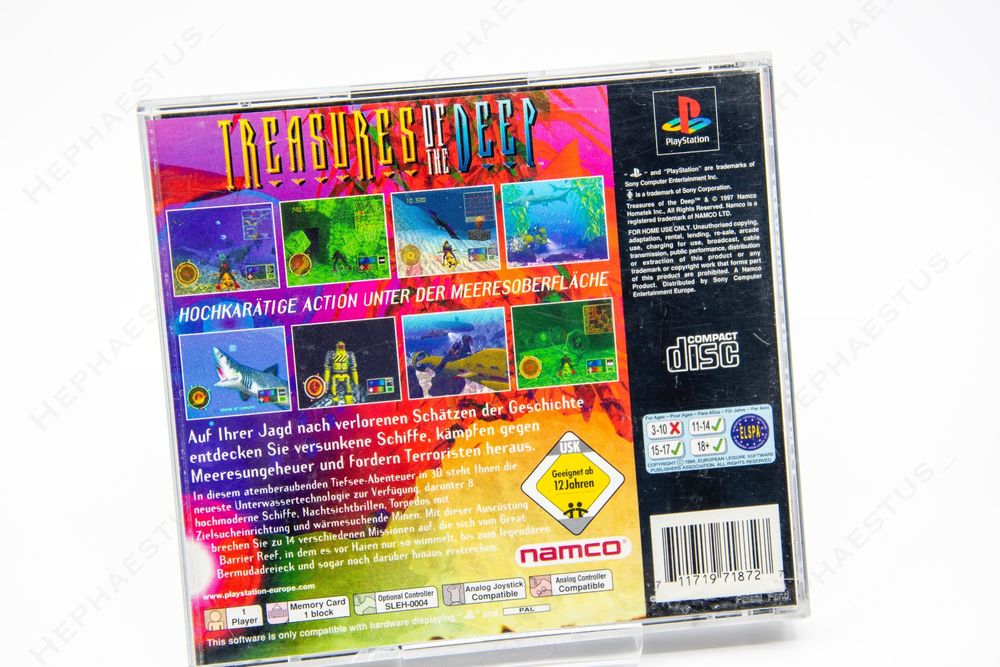 Treasure of the deep Jeu PS1 Complet Version Italienne Sony : Achat occasion | Jeux vidéos Très bon état