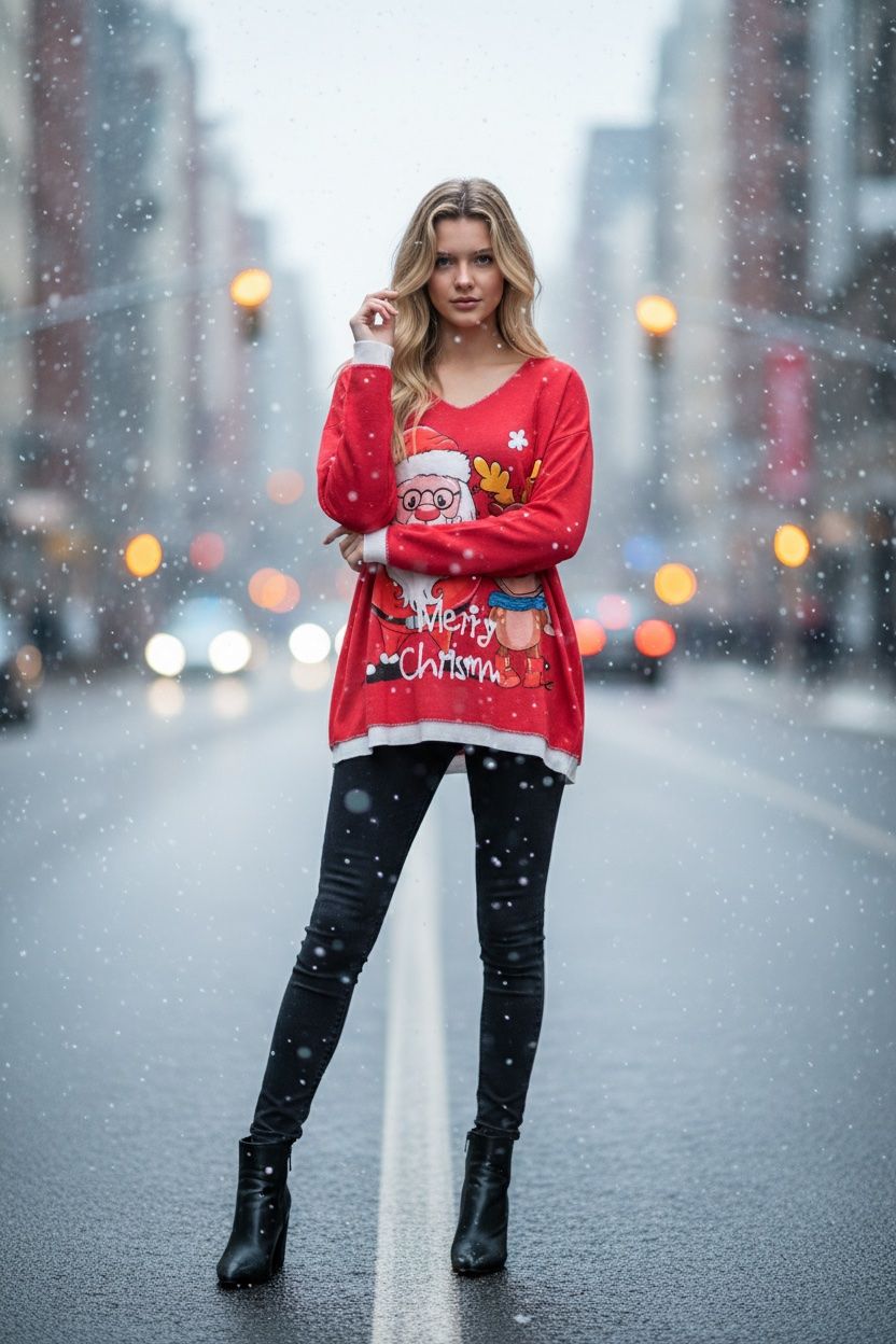 Pulls & Sweat-shirts: Pull de Noël festif - neuf - TU – Neuf avec emballage d'origine à Vuisternens-Romont par gol_xp6p 5