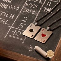 Jass Halsketten Set Herz & Pik Partner Schmuck