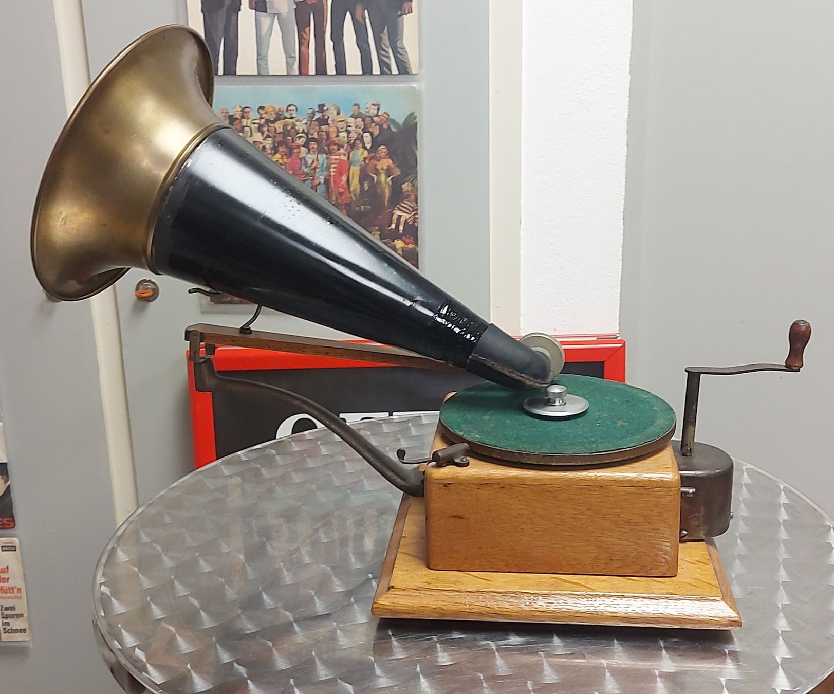 Giradischi: Berliner Schwenkarm Grammophon – Usato da Herzogenbuchsee venduto da phonowelt
