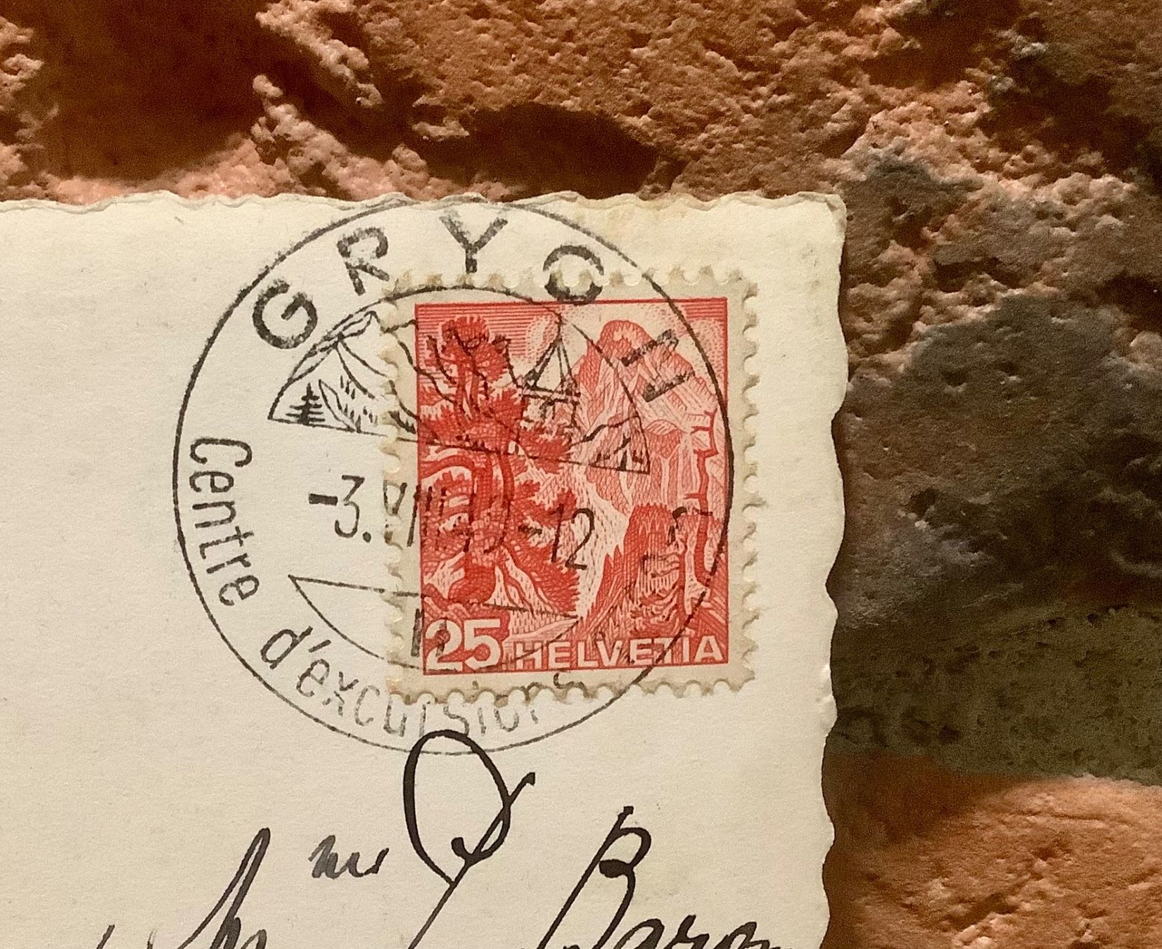 Cartoline postali: 1949 - GRYON et Diablerets - Dorfansicht – Usato da Root venduto da ENGLAND-TREASURES 3