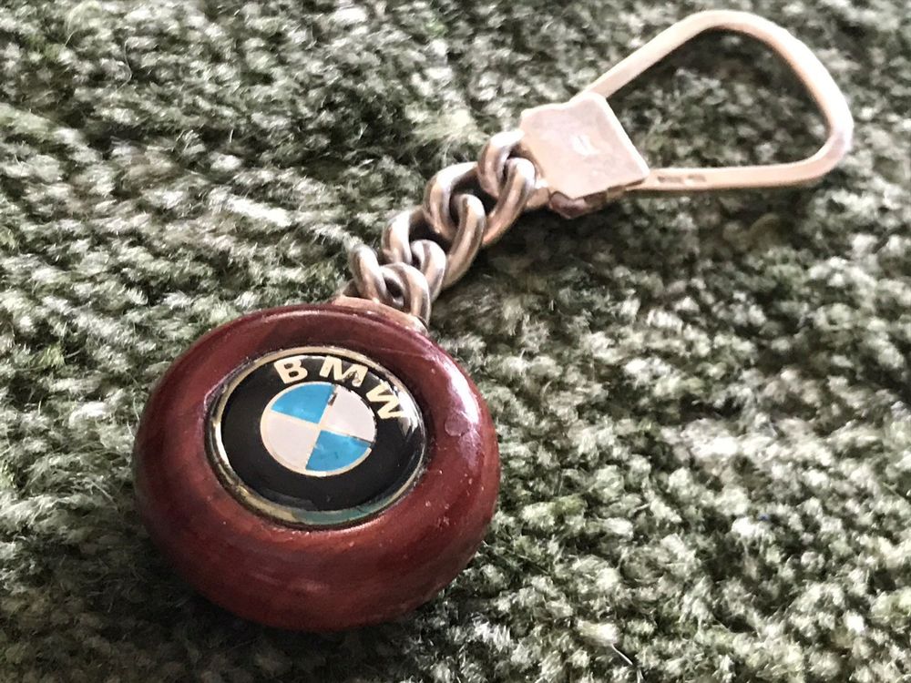 Luxus-Schlüsselanhänger BMW; 925 Silber