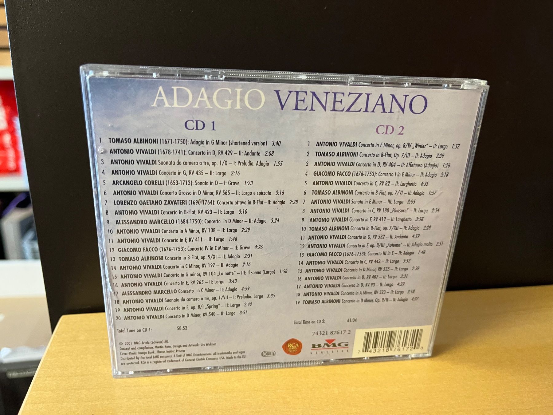 CDs: Adagio Veneziano - HI21E – Gebraucht aus Küsnacht ZH von swisssales.net 1